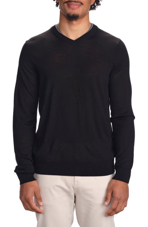 Merino Wool V-Neck Pullover
