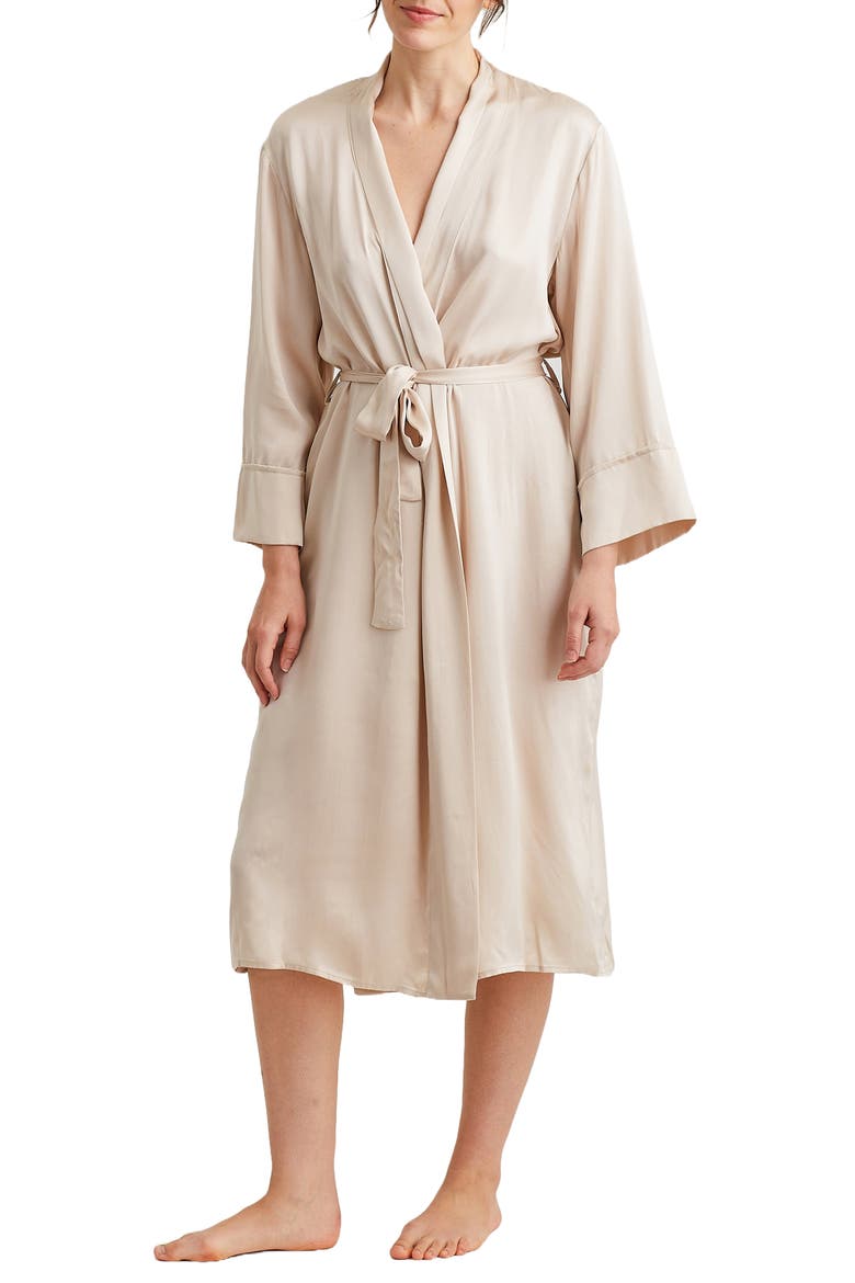 Audrey Silk Long Robe, Main, color, ROMANCE