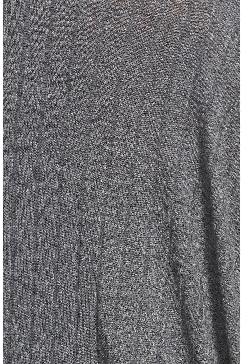 Cowl Neck Swing Sweater, Alternate, color, HEATHER CHARCOAL