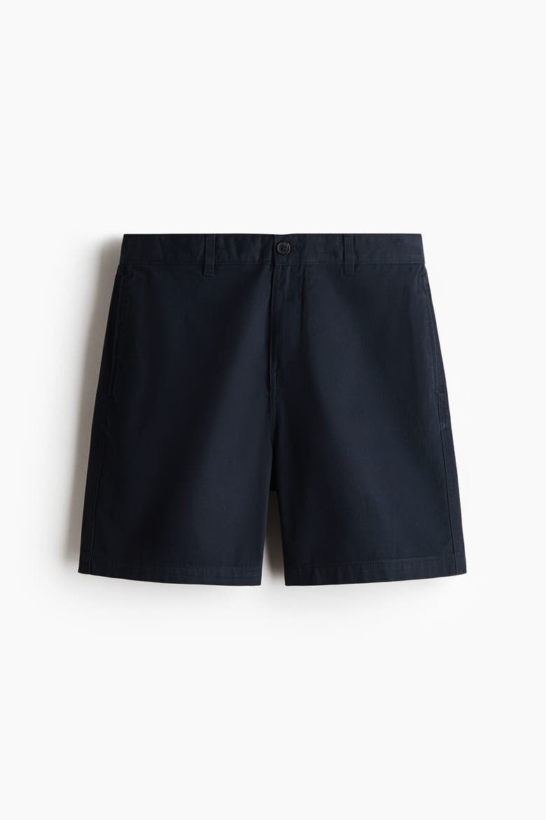 Relaxed Fit Chino Shorts, Alternate, color, Navy blue