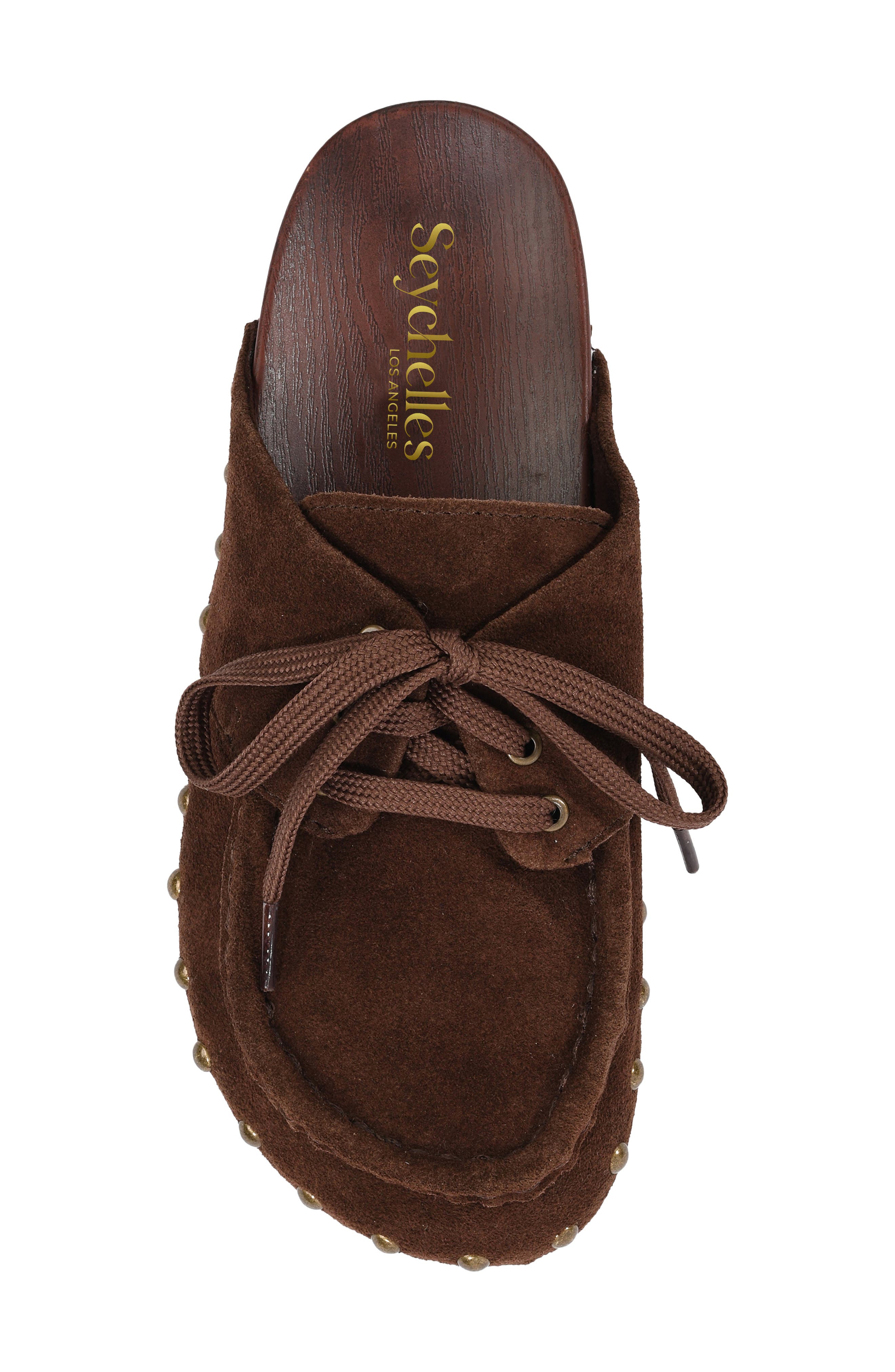 Soak It In Leather Clog, Alternate, color, BROWN