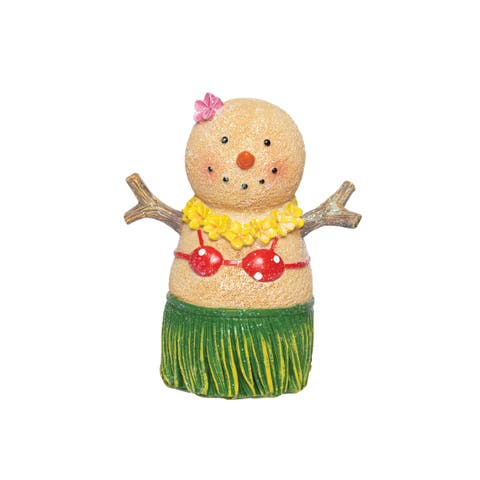 Sand Snowlady Hula Decorative Figurine
