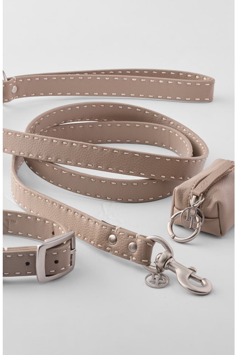 Rein Faux Leather Pet Leash, Alternate, color, DAPPLED CASHMERE