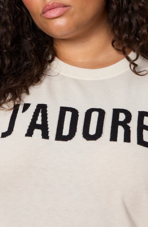 Sanctuary 247 Relaxed Fit Sweater In White