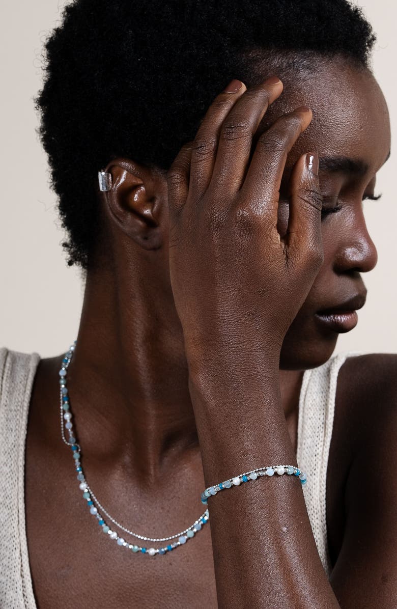 Dower & Hall Serenity Orissa Necklace, Alternate, color, Sterling Silver