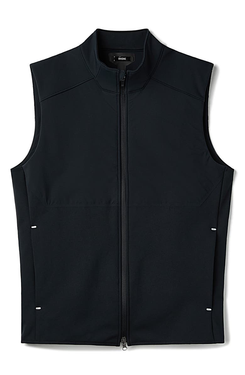 Rhone True North Water Repellent Vest, Alternate, color, Black