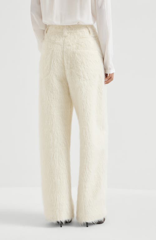 Brunello Cucinelli Loose Barrel Trousers In Brown