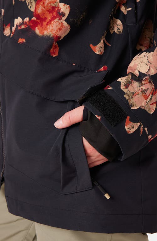 Roxy Incline Insulated Parka In Black