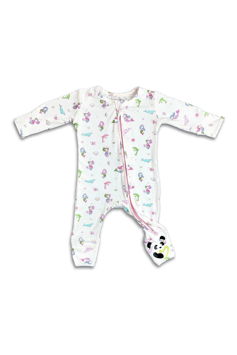 Baby Mermaid Convertible Footie, Main, color, MERMAID