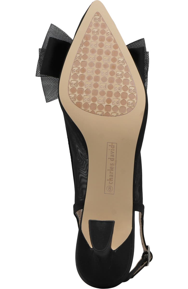 Charles David Arina Slingback Pointed Cap Toe Pump, Alternate, color,