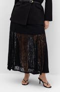 City Chic Lace Maxi Skirt