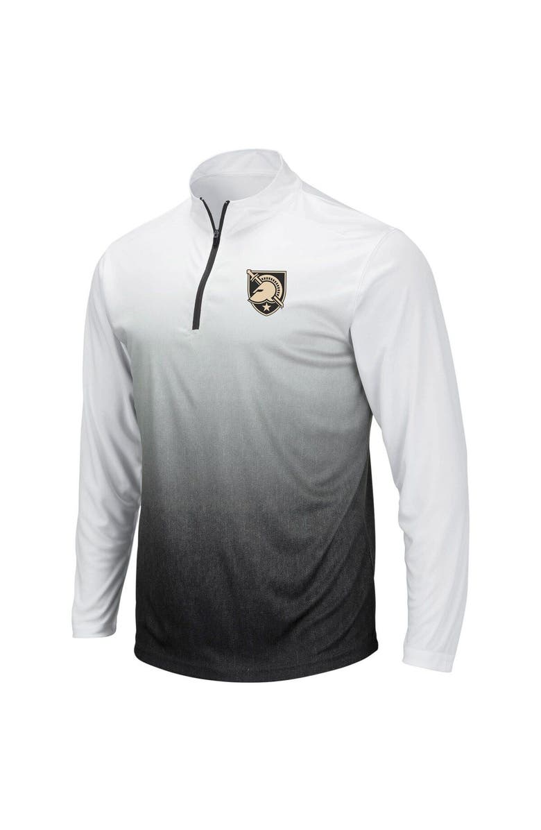 COLOSSEUM Men's Colosseum Gray Army Black Knights Magic Team Logo Quarter-Zip Jacket, Main, color, 