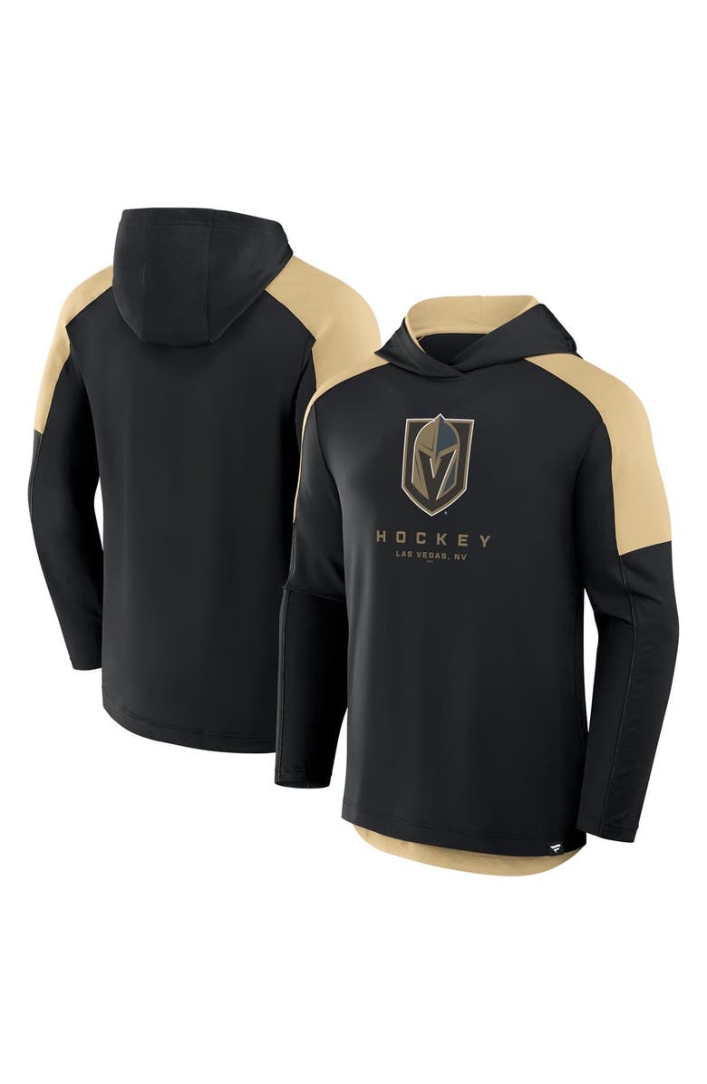 FANATICS Men's Fanatics Black Vegas Golden Knights Meta Game Transitional Pullover Hoodie, Alternate, color, 