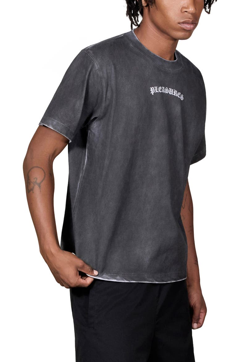 Spray Heavyweight Graphic T-Shirt, Alternate, color, BLACK