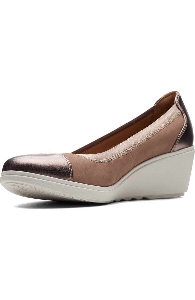 Clarks<sup>®</sup> Unstructured Tallara Liz Wedge Pump, Alternate, color,