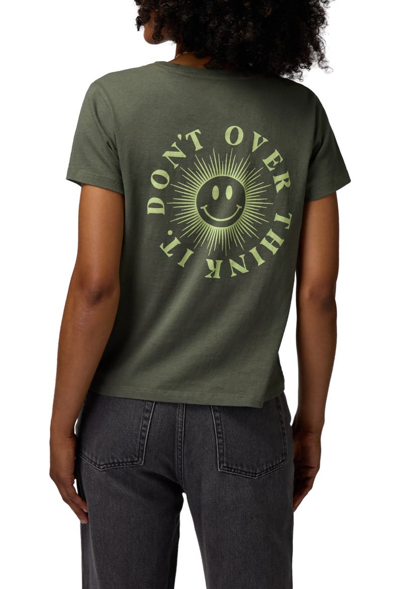 Lila Cotton Graphic T-Shirt, Alternate, color, OLIVE GREEN