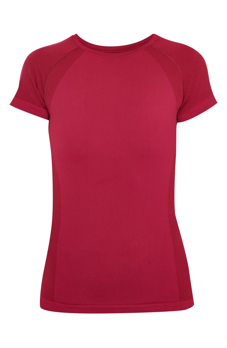 Sweaty Betty Athlete Seamless Workout T-Shirt, Alternate, color, Vamp Red