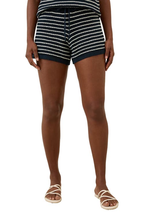 Pact Beachside Linen Crochet Short Made With Organic Cotton In Black