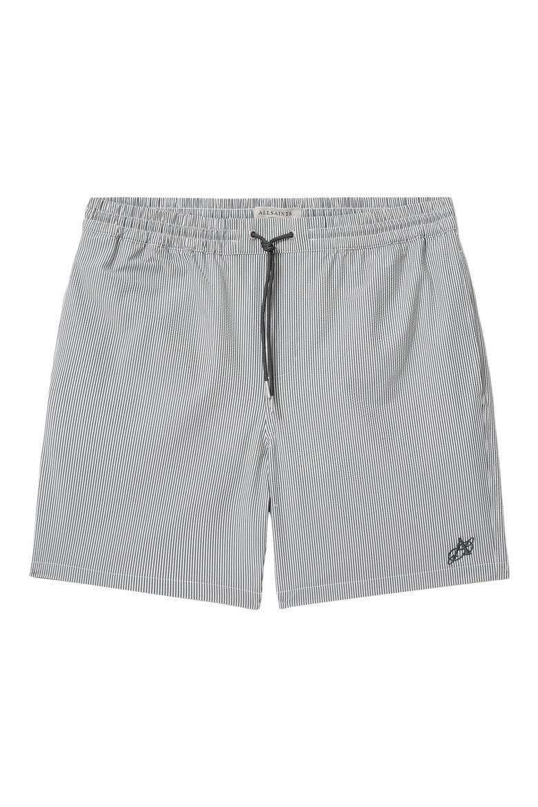 Ciper Stripe Swim Trunks, Alternate, color, CHALK WHITE/ BLUE