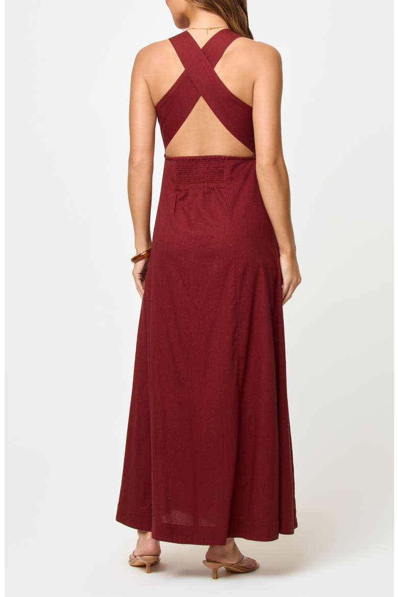 Arlo Maxi Cover-Up Dress, Alternate, color, DUSTY FIG