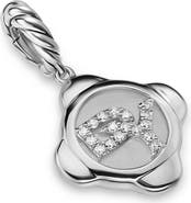 David Yurman DY Logo Cable Collectibles Diamond Amulet Charm
