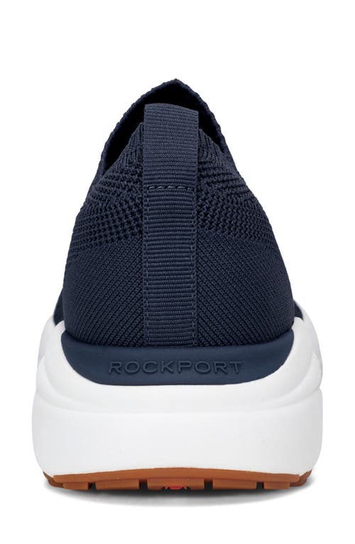 Shop Rockport Demi Knit Slip-on Sneaker In Dark Gray