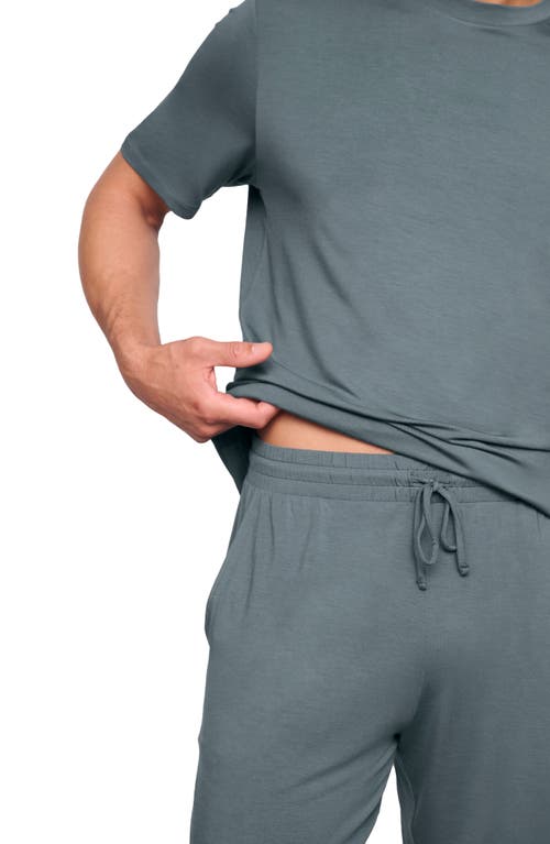 Eberjey Henry Stretch Tencel® Modal Short Pajamas In Green