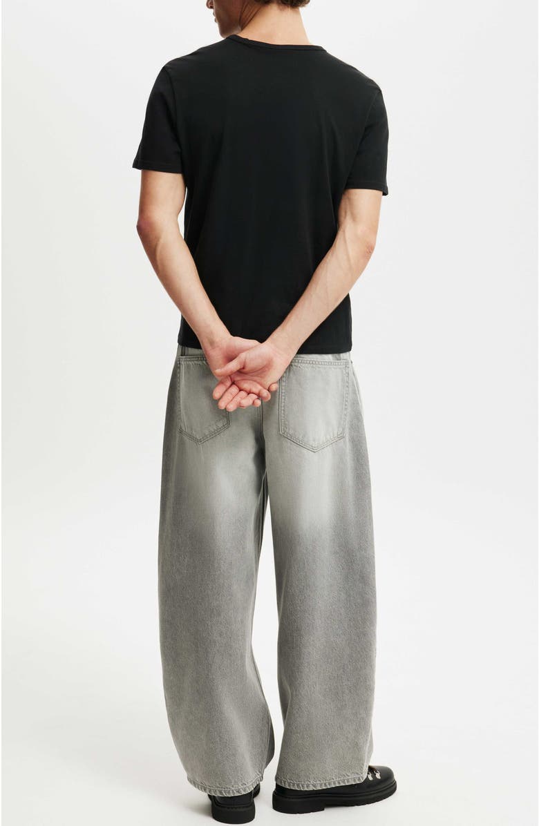 Cotton On Men's Baggy Balloon Jean, Alternate, color, Pleat Shady Grey