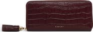 Radley Noble Alley Croc Embossed Zip Wallet