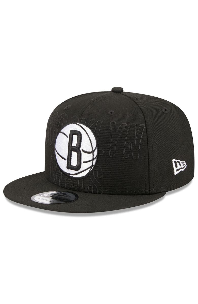 New Era Men's New Era  Black Brooklyn Nets 2023 NBA Draft 9FIFTY Snapback Hat, Main, color, 