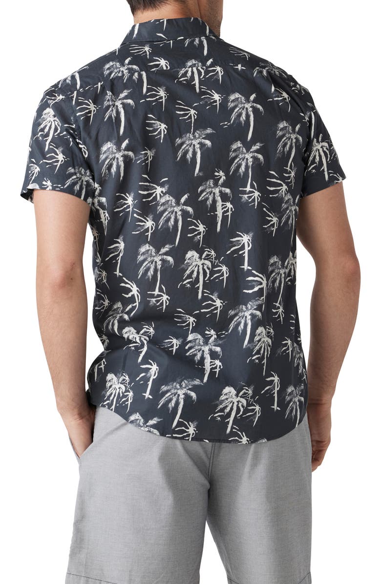 Rodd & Gunn Damper Bay Short Sleeve Button-Up Shirt, Alternate, color, Midnight