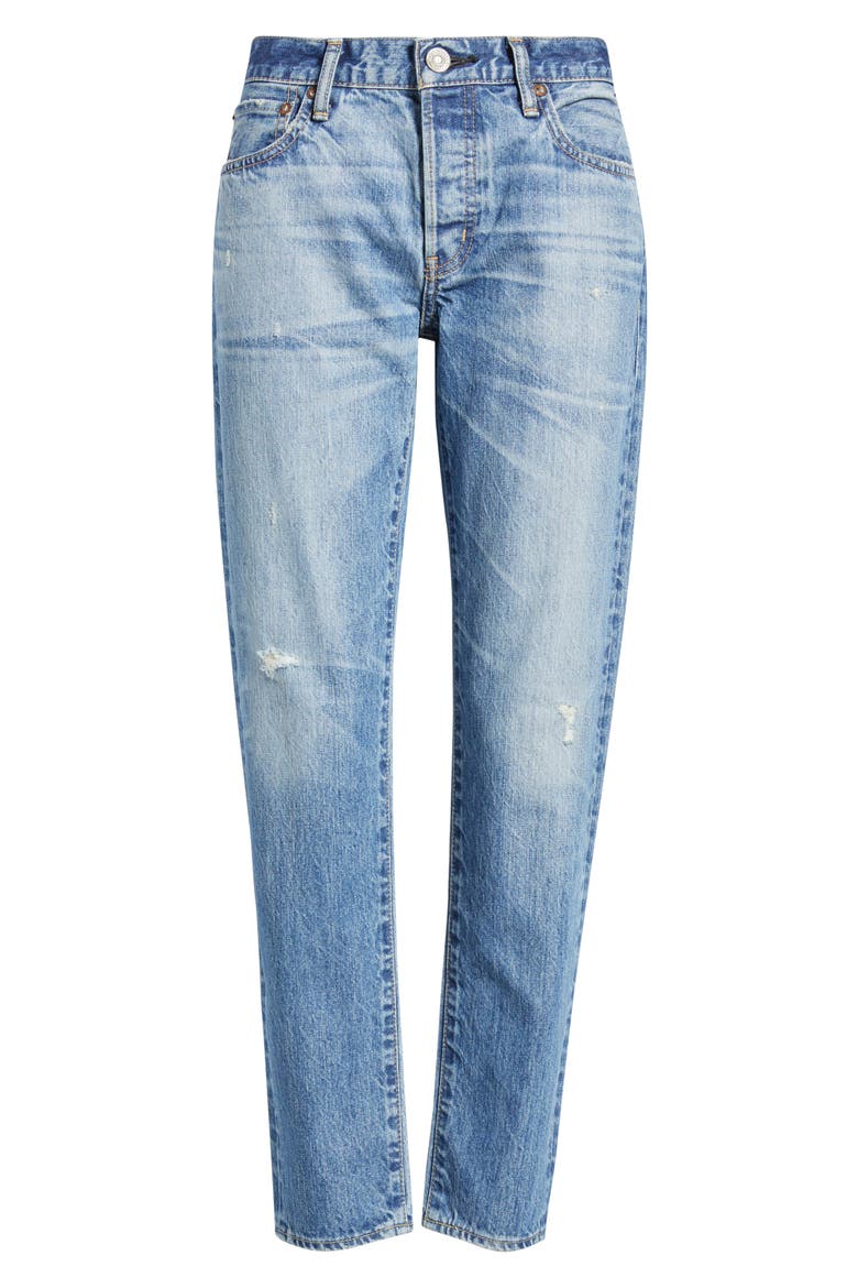 Wrentham Tapered Ankle Jeans, Alternate, color, BLUE