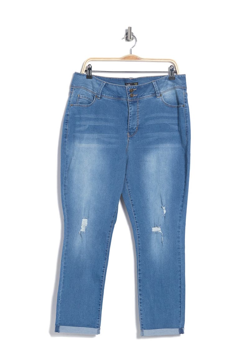 2-Button Ankle Cuff Jeans, Alternate, color, M1863