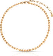 Ettika Modern Loop Chain Necklace