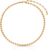 Ettika Modern Loop Chain Necklace