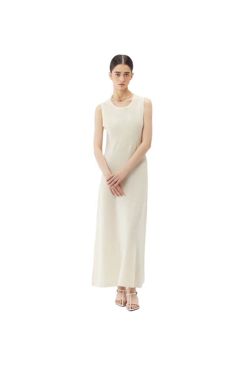Lightweight Cashmere Silk Dress, Alternate, color, Marshmallow