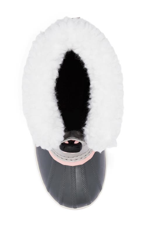 Sorel Kids' Yoot Pac Waterproof Snow Boot In Dove/gum 2