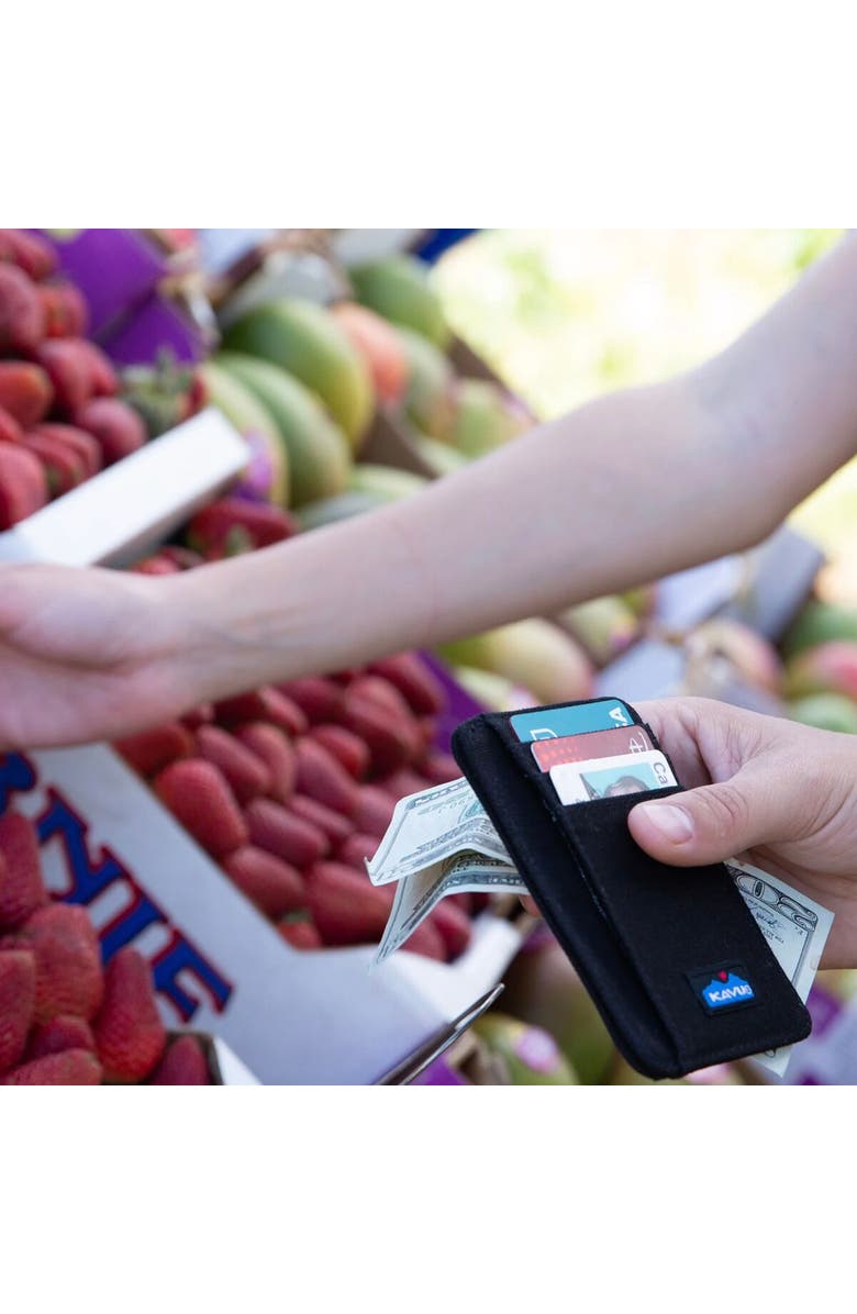 KAVU Fairbanks Wallet, Alternate, color, Black