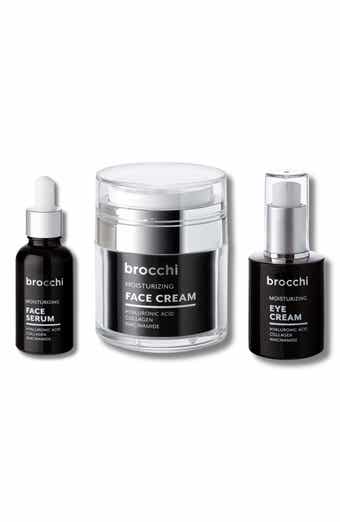 BROCCHI Hyaluronic Acid Face Cream, Serum & Eye Cream Set