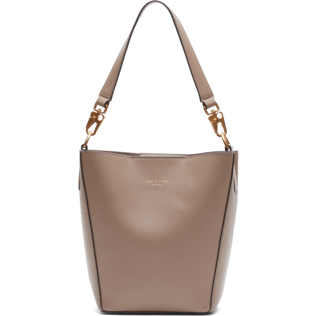 Rag & Bone Parker Leather Bucket Bag In Brown