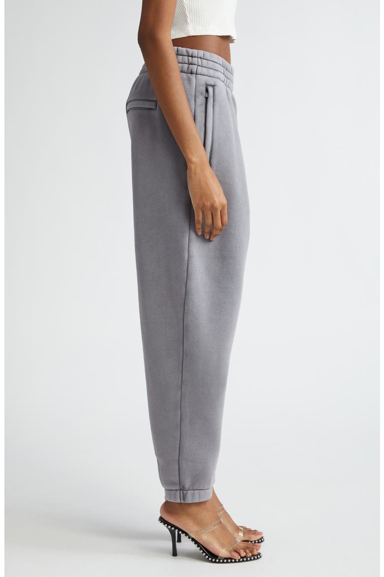 Puff Logo Structured Terry Sweatpants, Alternate, color, ACID FOG