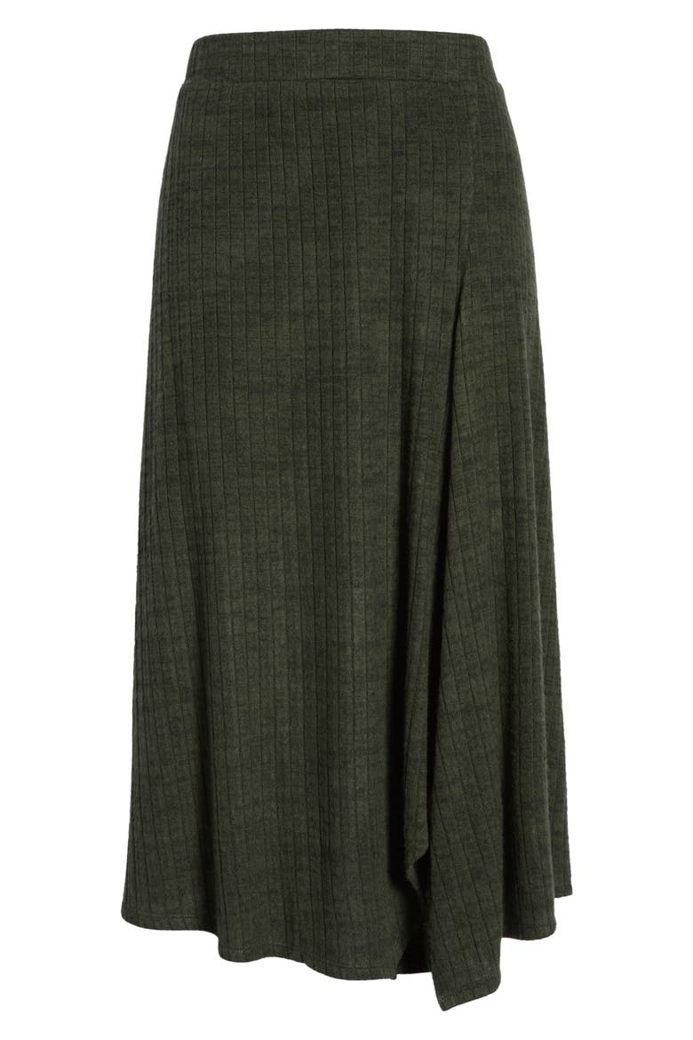 Rib Skirt, Alternate, color, WOODLAND