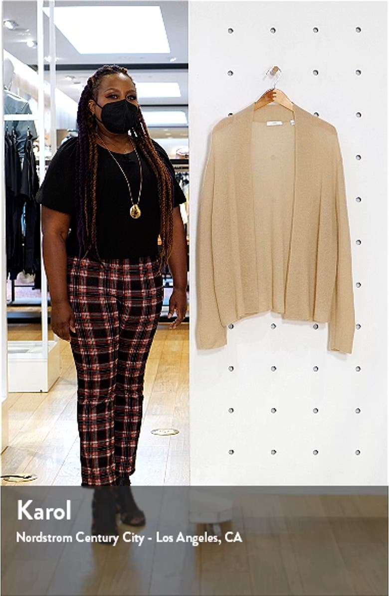 Wool & Mohair Blend Open Cardigan, sales video thumbnail