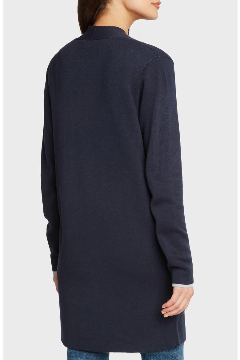 Double Knit Cardigan, Alternate, color, NAVY