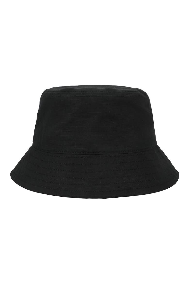 Flying NB Bucket Hat, Alternate, color, BLACK