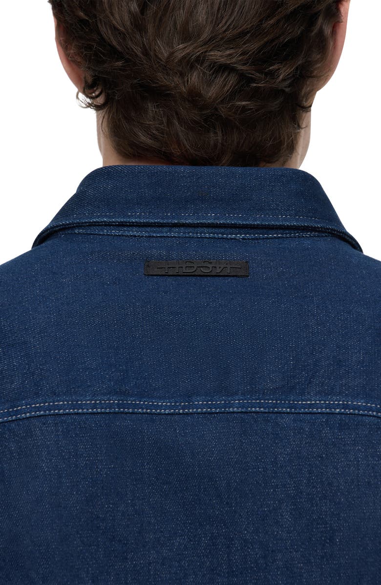 Hudson Jeans Denim Snap-Up Shirt, Alternate, color, Eclipse