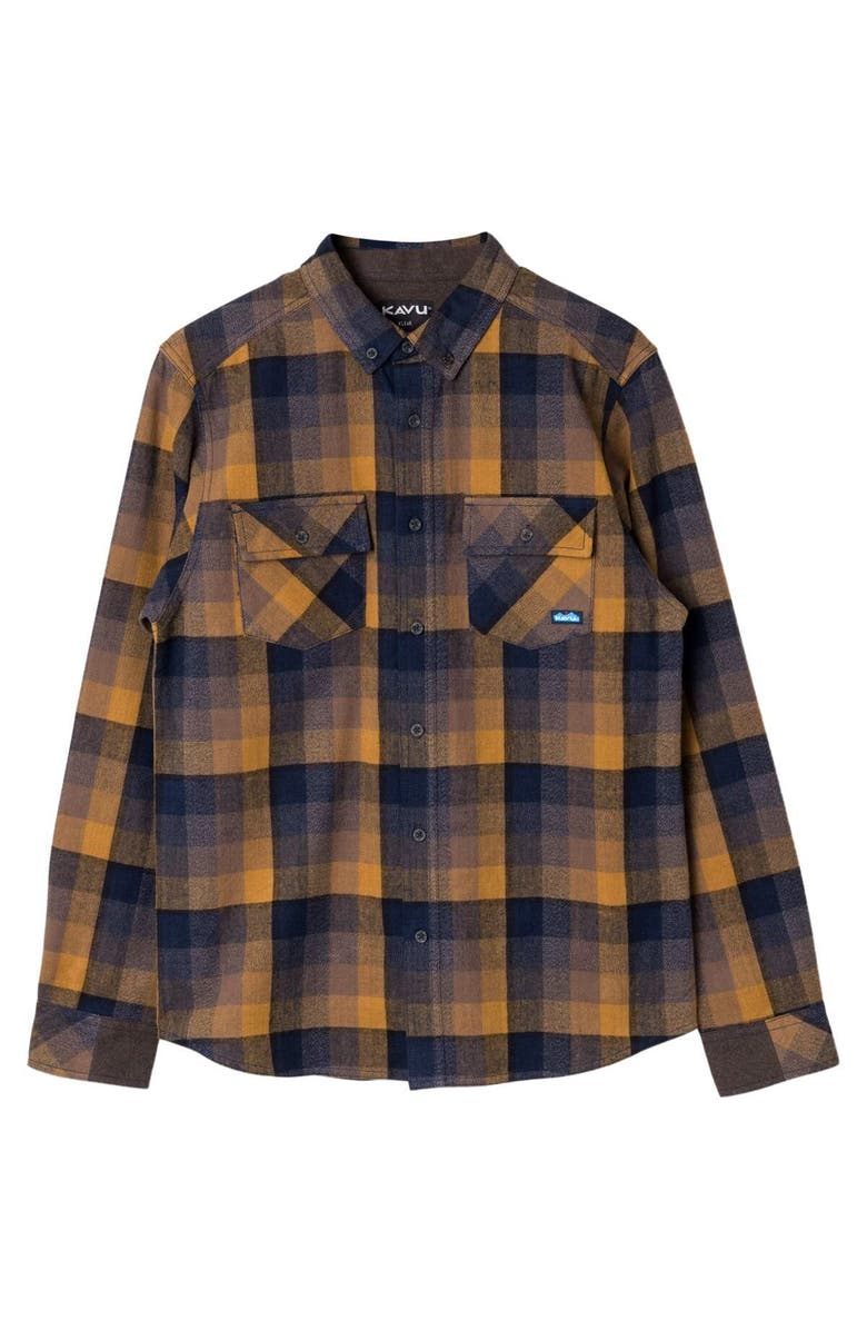 KAVU Buffaroni Flannel Shirt - Men's, Main, color, Buffalo River