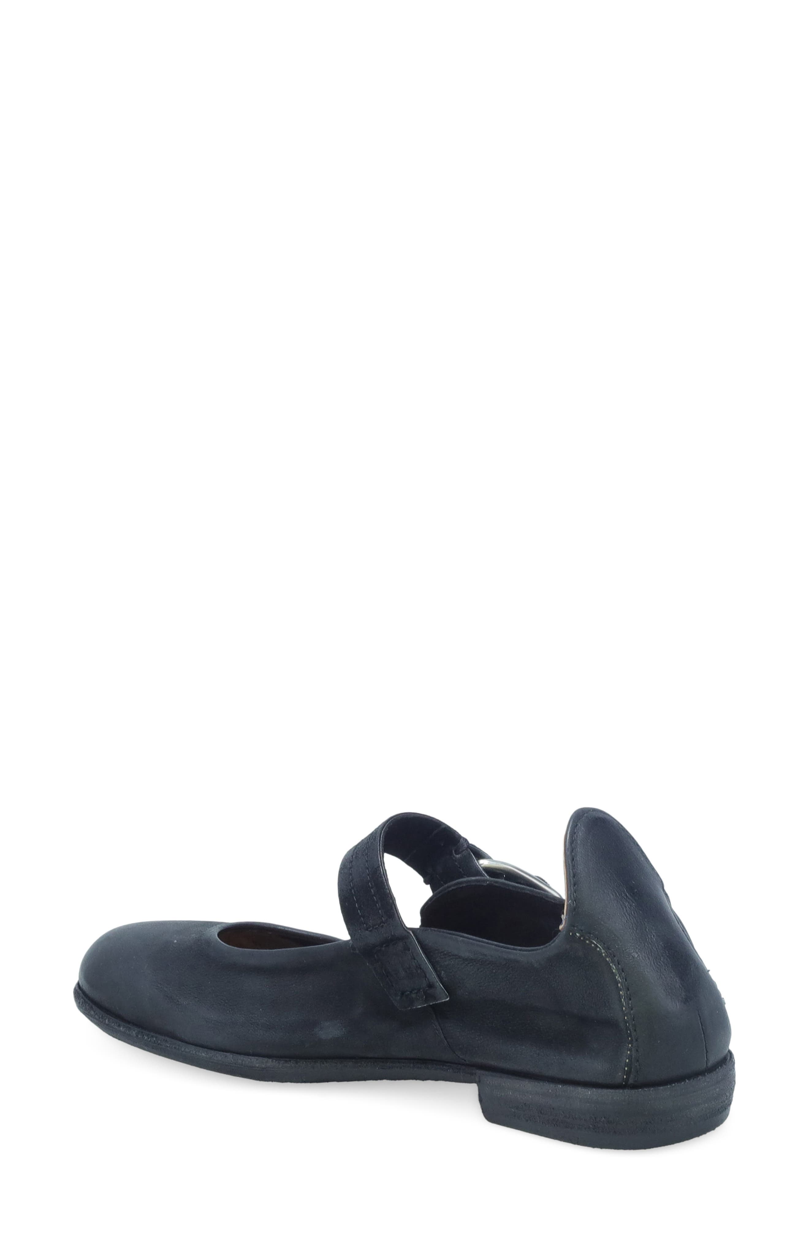 A.S.98 Zaine Mary Jane Flat, Alternate, color, Black