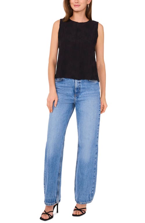 VINCE CAMUTO VINCE CAMUTO TEXTURED GAUZE SLEEVELESS TOP