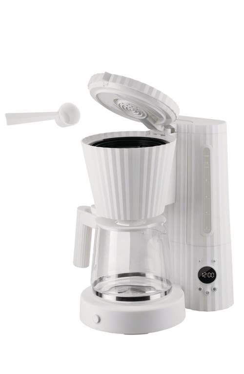 Alessi Plissé Drip Coffee Maker In White